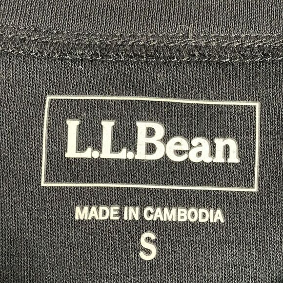 L L Bean Ladies Vneck Pullover Top, Size Small, Black - Picture 4 of 5